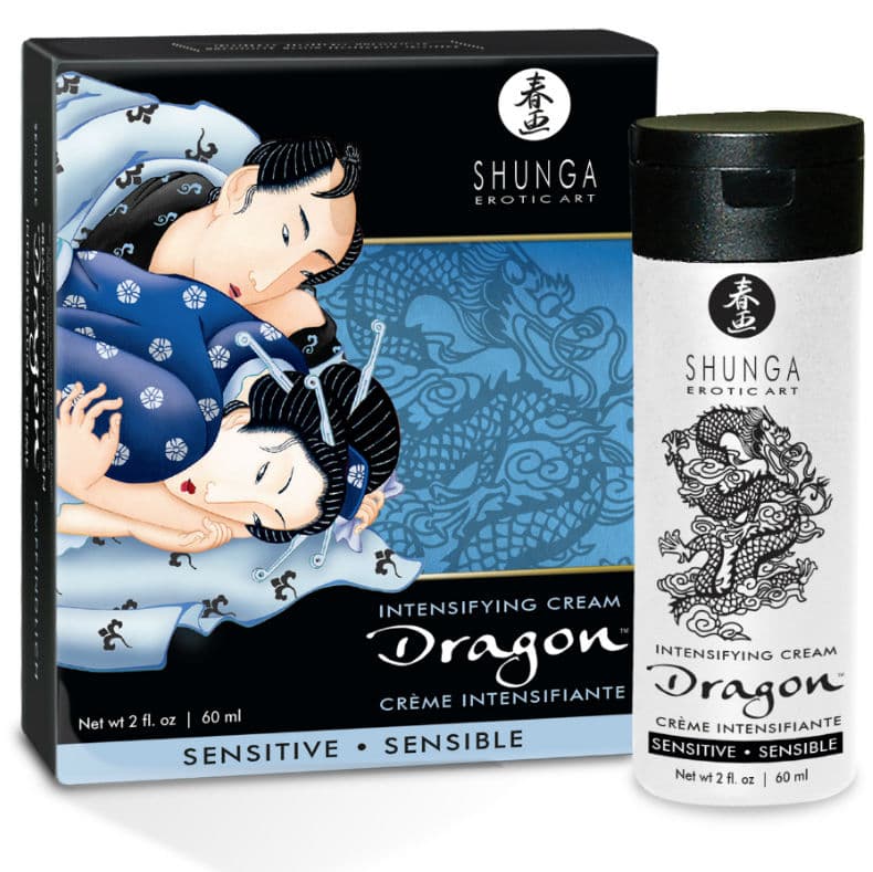 Shunga Dragon Sensitive – Wärme-Kälte-Creme für Paare