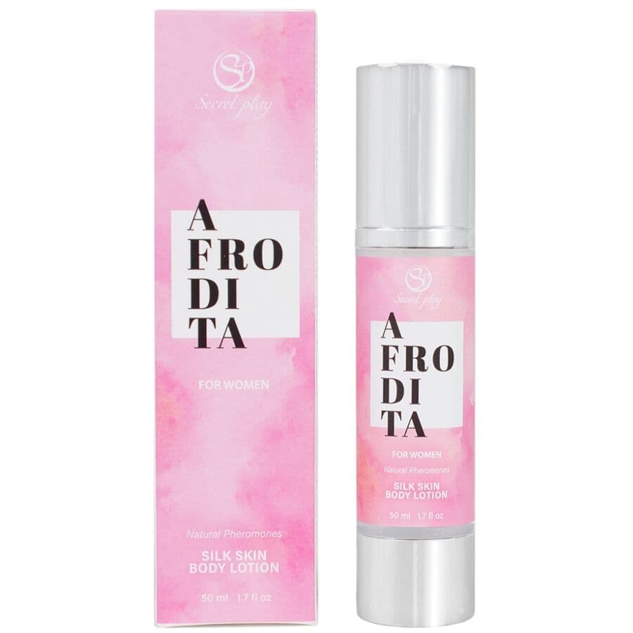 SecretPlay Aphrodite – Seidenhaut-Körperlotion für Frauen, 50 ml