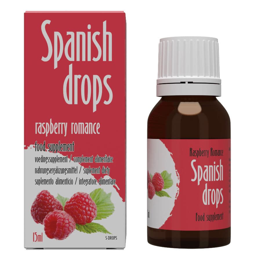 Cobeco Spanish Drops Himbeer-Romantik – Energietropfen mit L-Arginin und Vitamin C