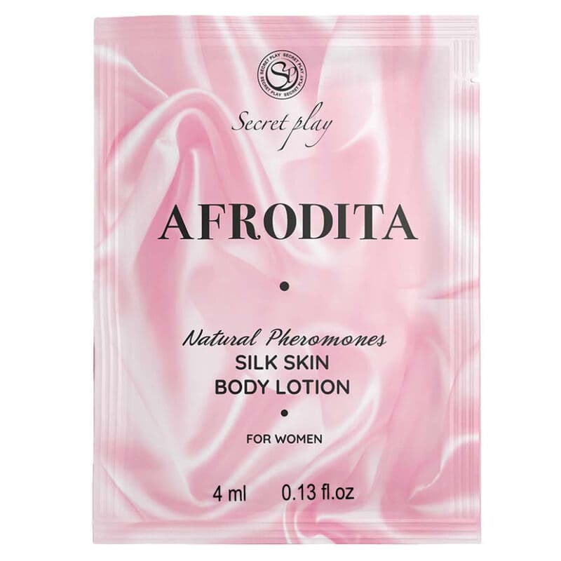 Secretplay Silk Skin Afrodita – Körperlotion mit Trüffel-Aroma, Monodose 4 ml