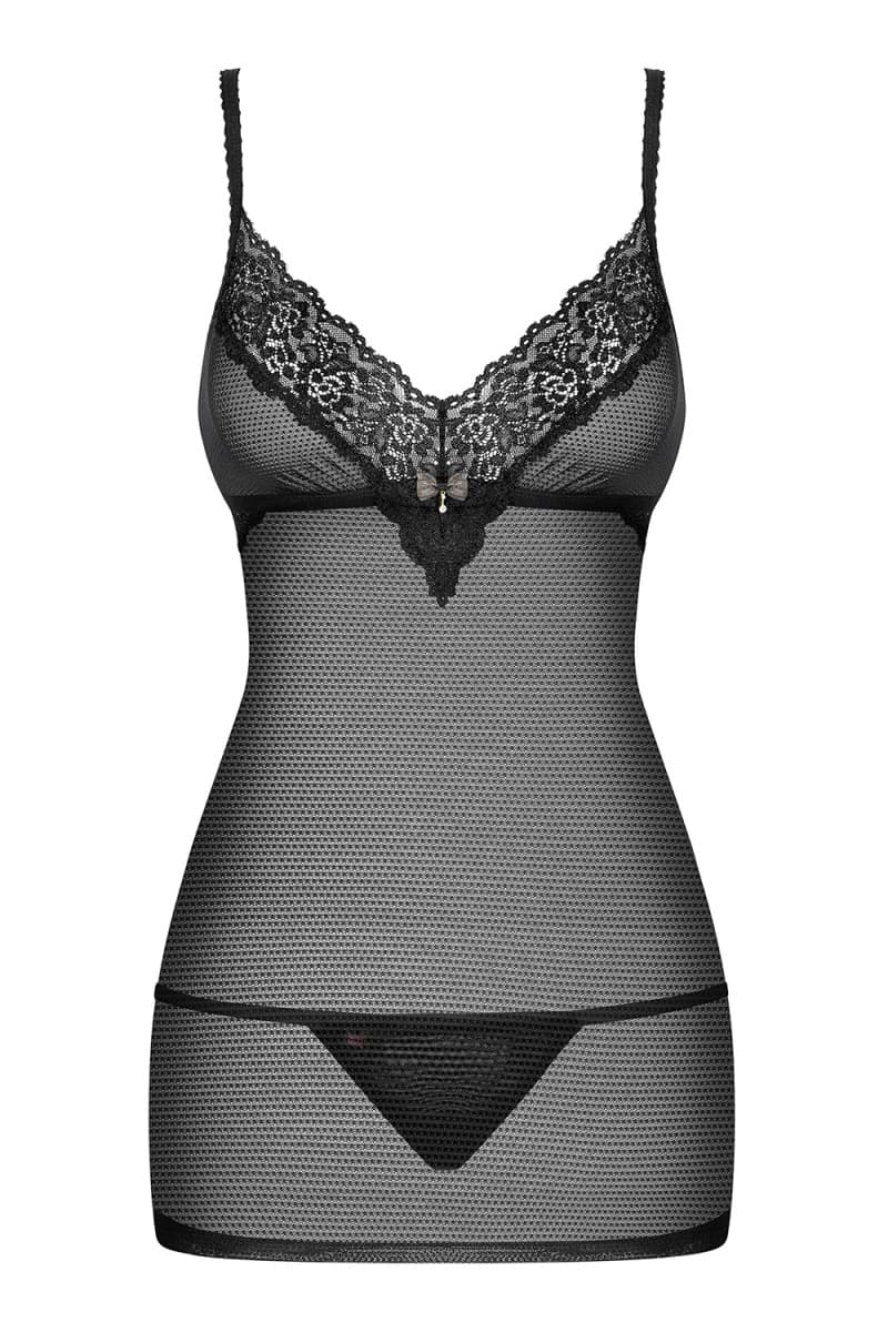Obsessive 852-CHE-1 – Chemise mit String