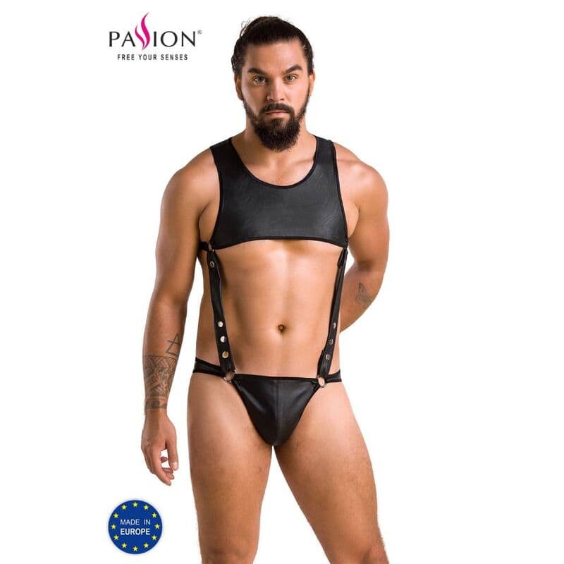 Passion Adam – Herren-Body in Schwarz