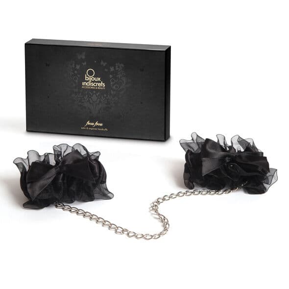 Bijoux Indiscrets Frou Frou – Handschellen aus Organza und Satin