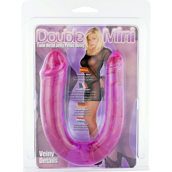 Seven Creations – Doppelköpfiger Jelly-Dildo für Doppelpenetration, 30 cm