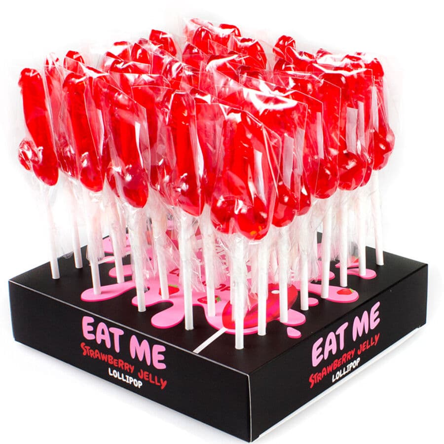 Secretplay Display Sortiment Penis-Lutscher mit Alkohol – 40 Einheiten (D-242774)