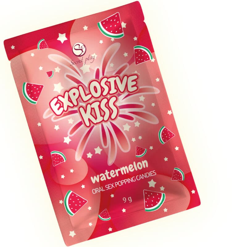 Secretplay Wassermelone-Sprengbonbons – Knisternde Popcandy für den Oralsex