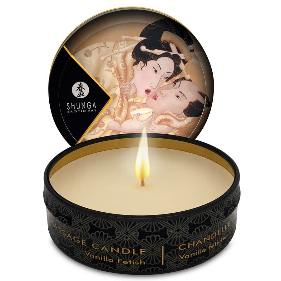 Shunga Mini Caress by Candlelight – Massagekerze, Vanille