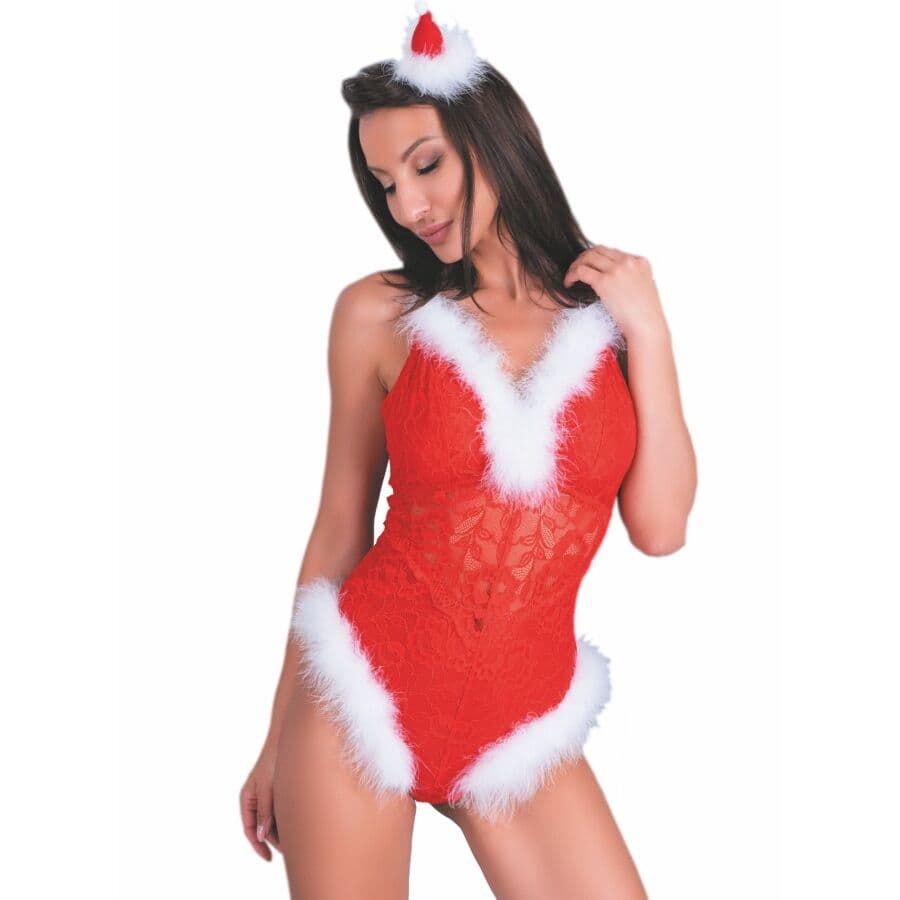 Livco Corsetti Naughty Santa – Weihnachtsbody für Kurven