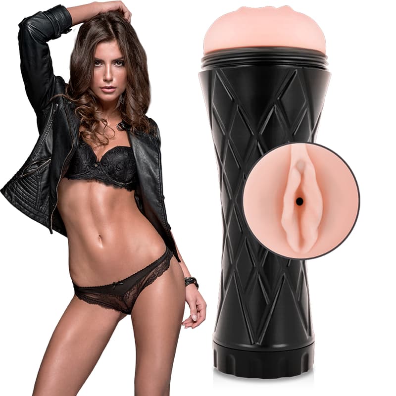 Jamyjob Pussy Masturbator – Hartschale mit Druckregulierung, 20 cm Tunnel