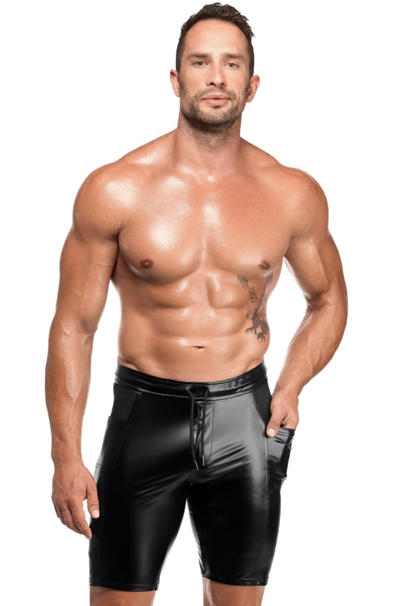 Noir Handmade Onyx Hybrid – Shorts mit Mesh-Einsätzen