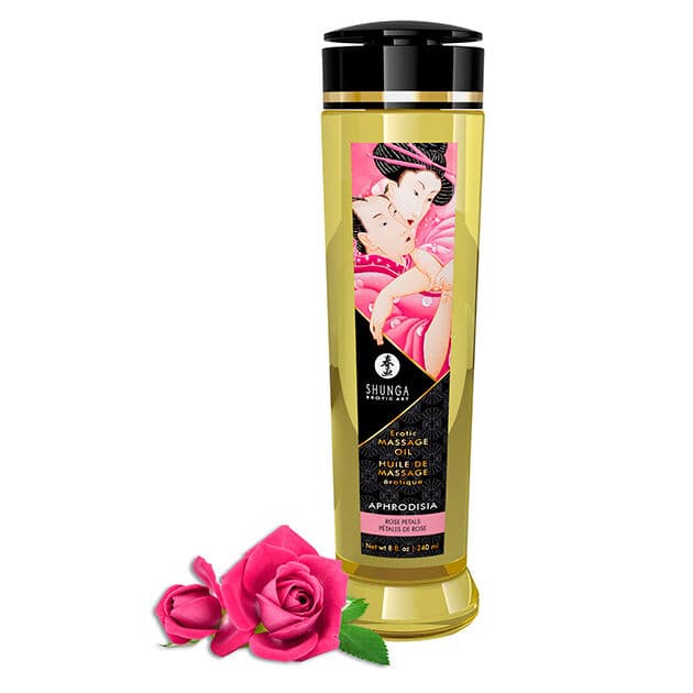 Shunga Rosenblüten – Erotisches Massageöl