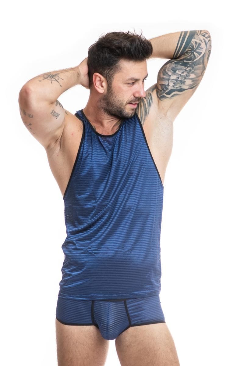 Anais Men Naval – Herren-Top aus Stretch-Material