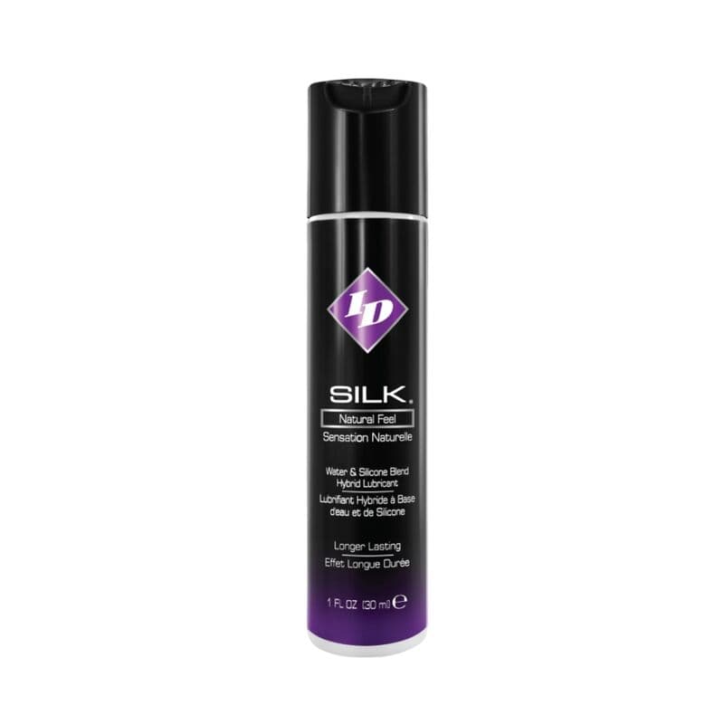 ID Silk Hybrid-Gleitgel, Nahaufnahme der Gel-Textur