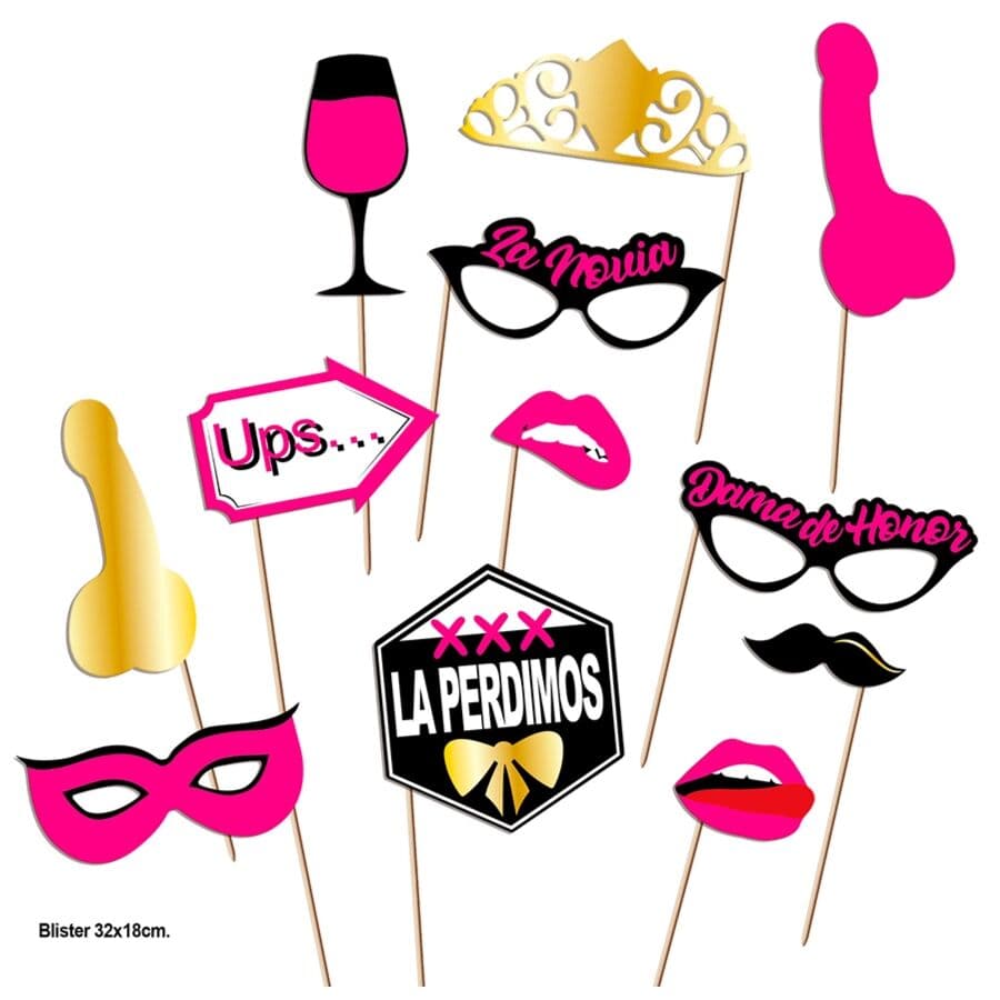 Diverty Sex Diablo Picante – Photocall-Set Modell 2, 12 Teile