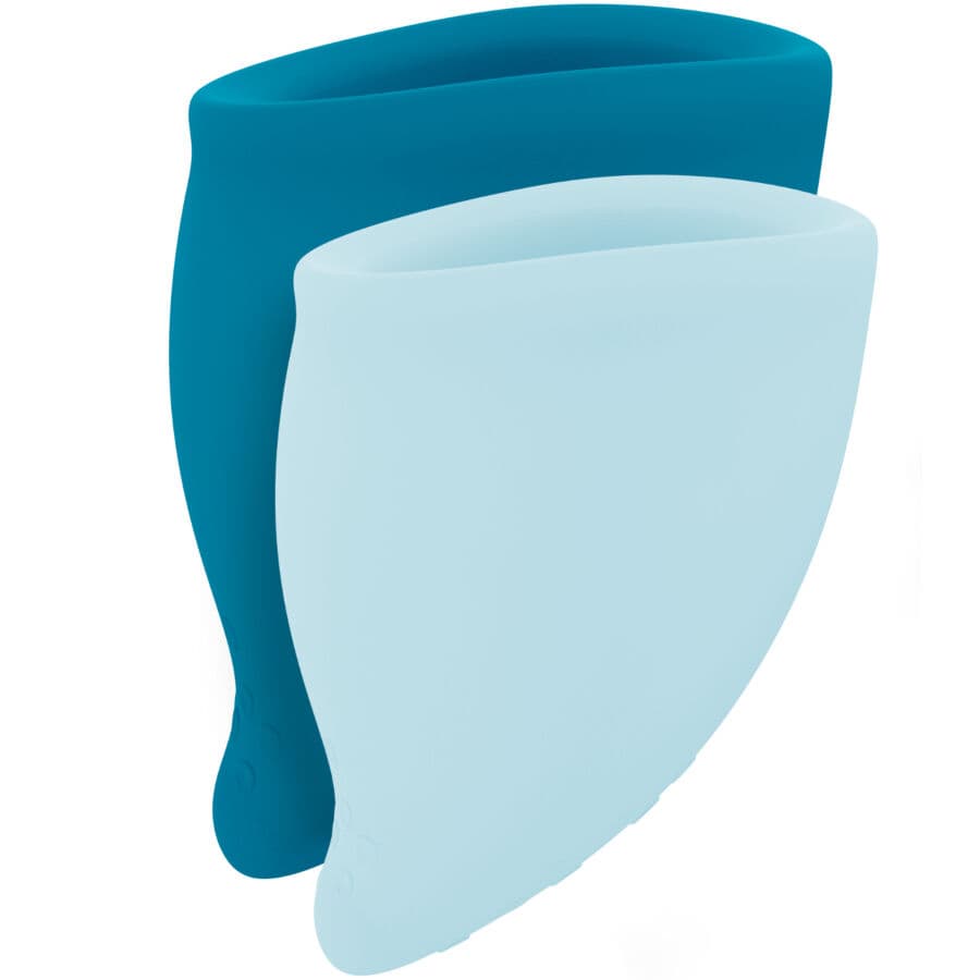 Fun Factory Fun Cup Kit – Menstruationstassen-Set, Türkis