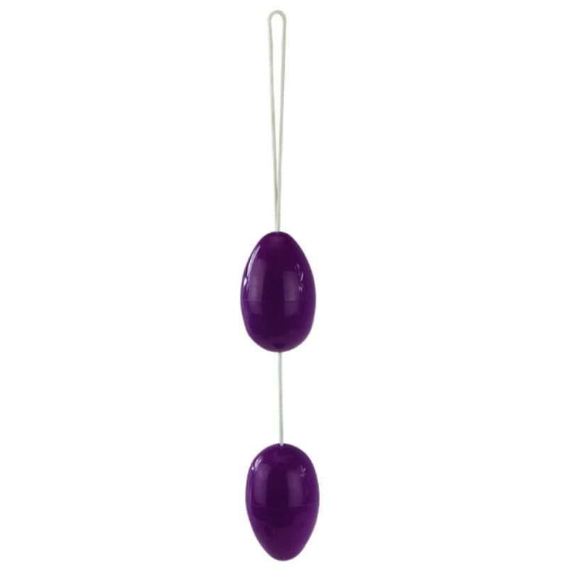 Baile Twins Balls – Analkugeln aus ABS mit Nylonschnur, Flieder