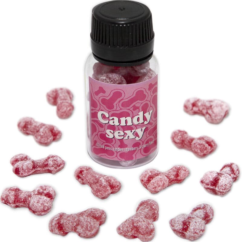 Diablo Picante Candy Sexy – Glas mit 12 Fruchtbonbons in Penisform