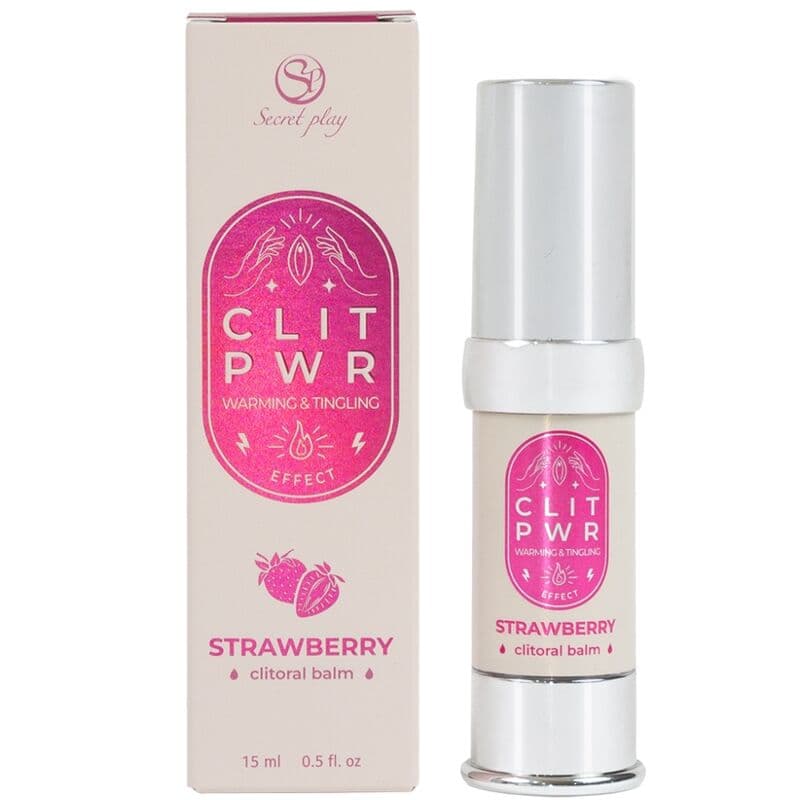 Secret Play Clit Pwr – Klitoris-Balsam mit Erdbeer-Geschmack