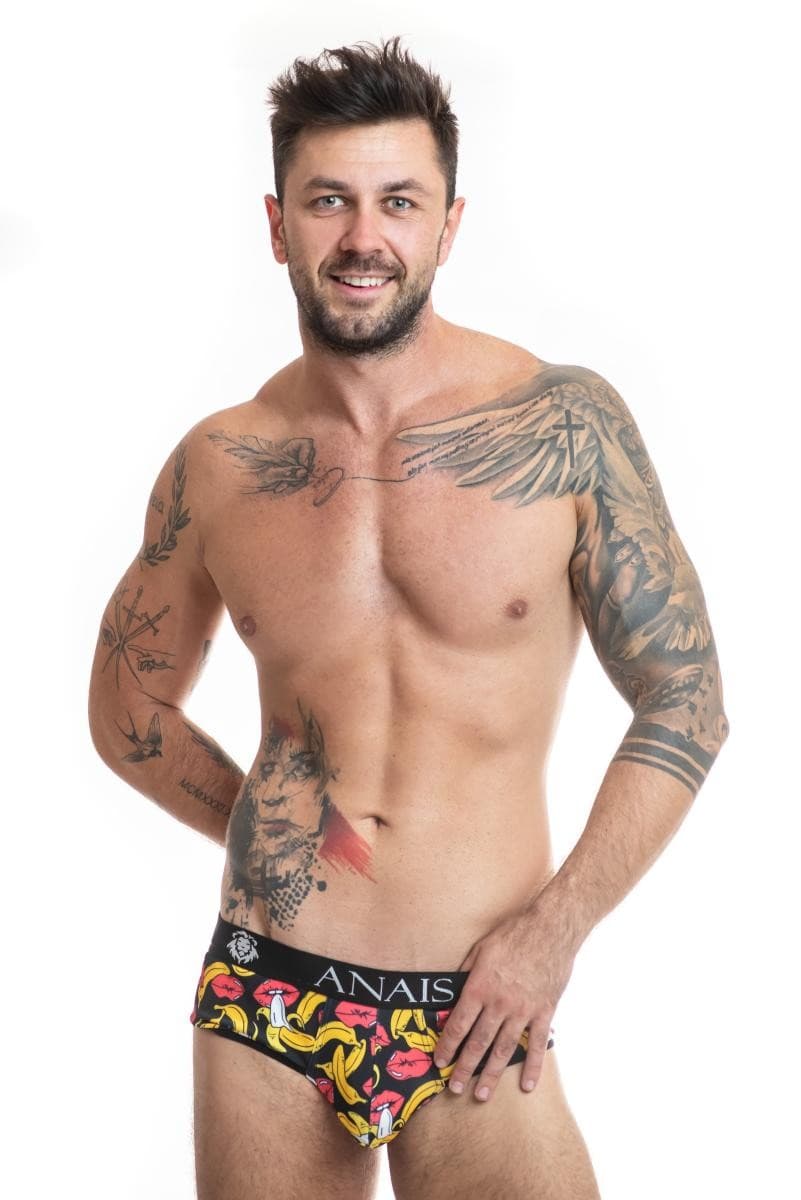 Anais for Men – Jockstrap mit Bananen-Print