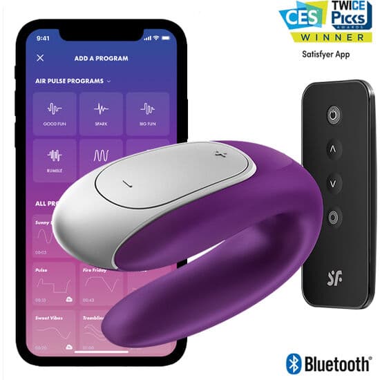Satisfyer Double Fun – Paarvibrator mit App und Fernbedienung