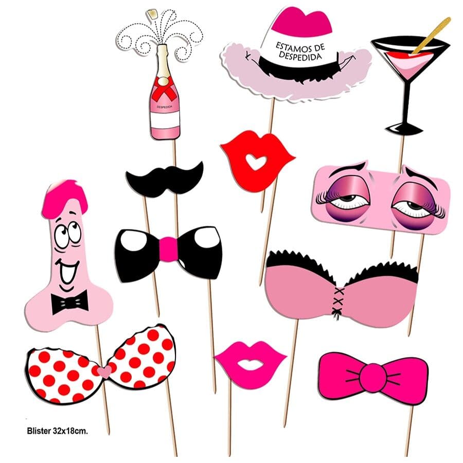 Diverty Sex Diablo Picante – Photocall-Set Modell 1, 12 Teile