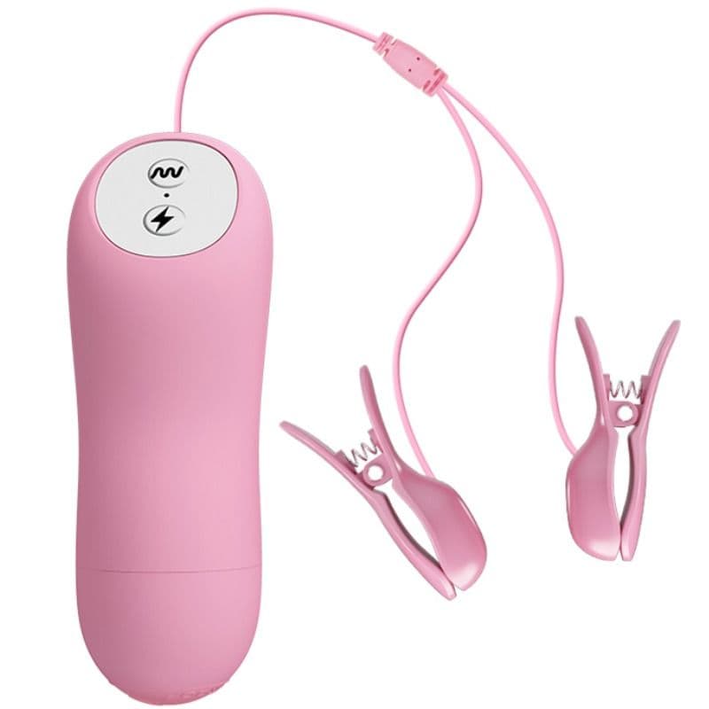 Baile Wave – vibrierende Nippelklemme mit Elektrostimulation