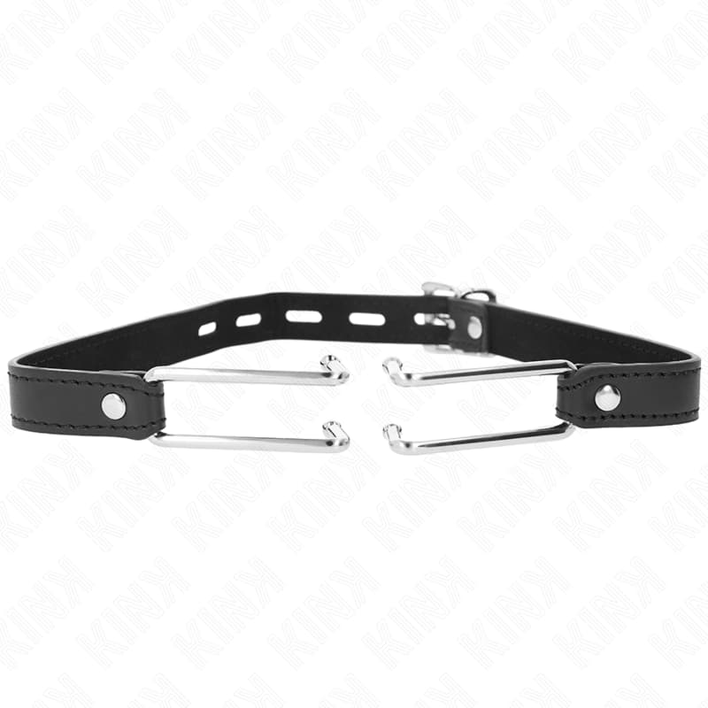 Kink – Metallhaken-Knebel 11,5 cm mit Kunstlederriemen