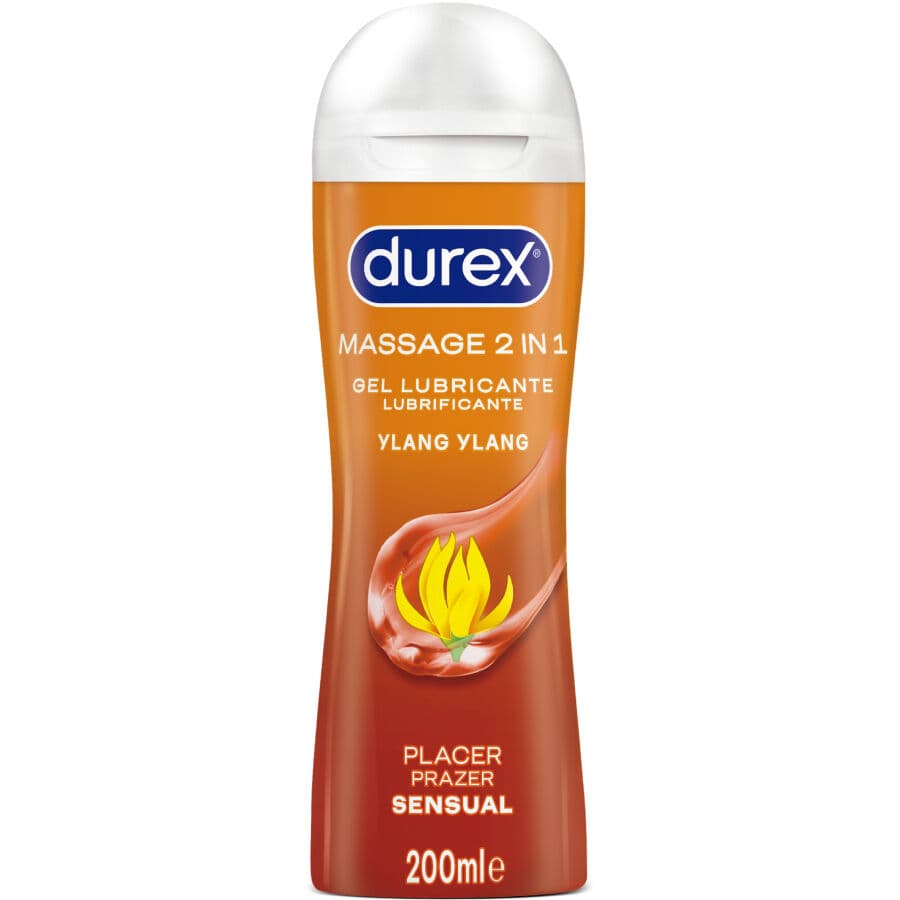 Durex Ylang Ylang – Sinnliches Massage-Gleitgel, 200 ml