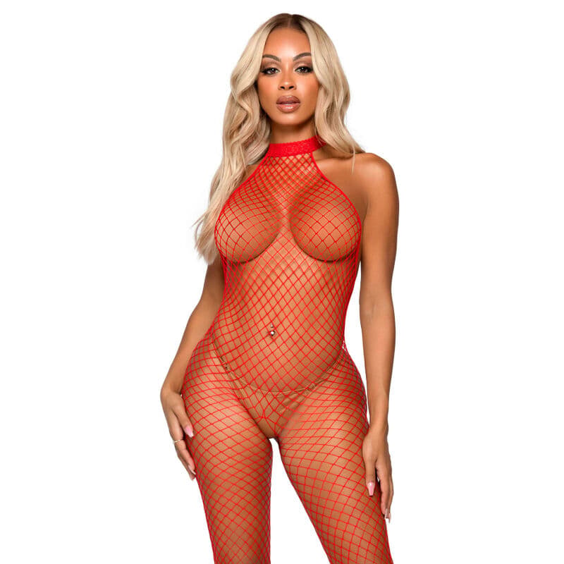 Leg Avenue Le Frivole – Netz-Bodystocking mit Racerback
