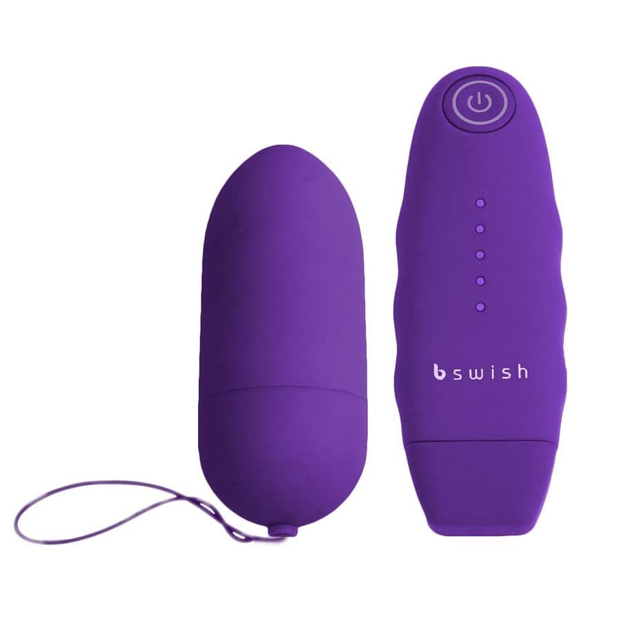 B Swish Bnaughty Unleashed Klassisch – Kugelvibrator mit Fernbedienung, Flieder
