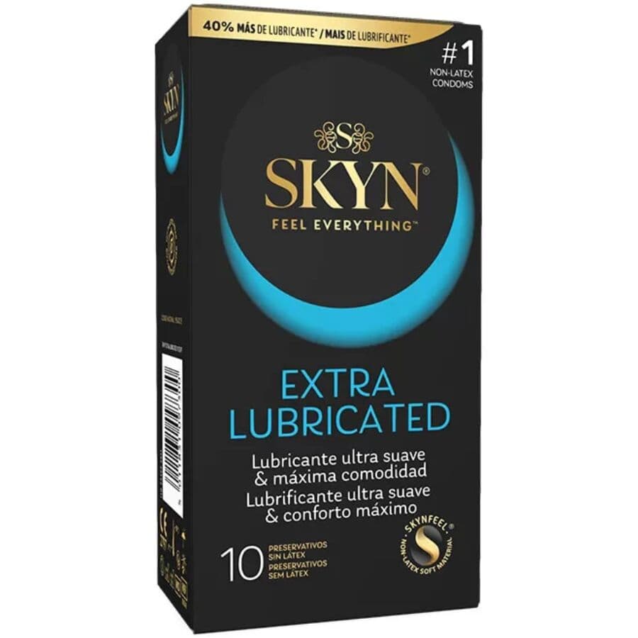Skyn Extra Lubricated – latexfreie Kondome mit viel Gleitfilm