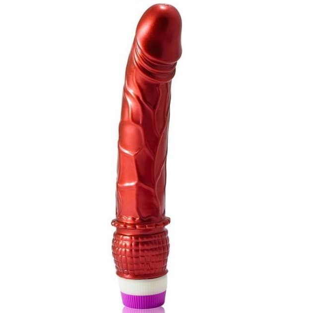 Baile Linex – Realistischer Vibrator – Rot / 23 cm, Ansicht 14
