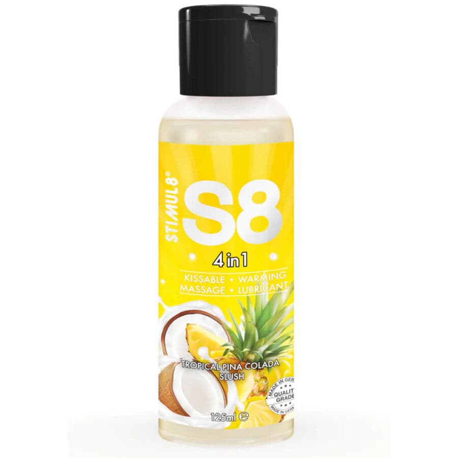 Stimul8 S8 – 4-in-1 Dessert-Gleitgel mit Piña Colada-Geschmack