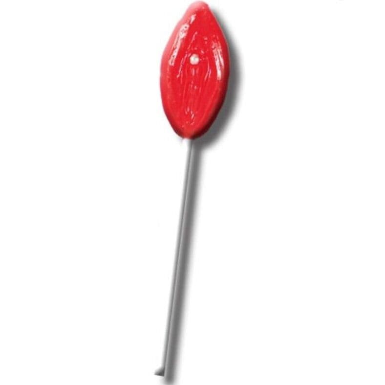 Diablo Goloso Gummy Lip Lollipop – Lutscher in Lippenform, Erdbeergeschmack