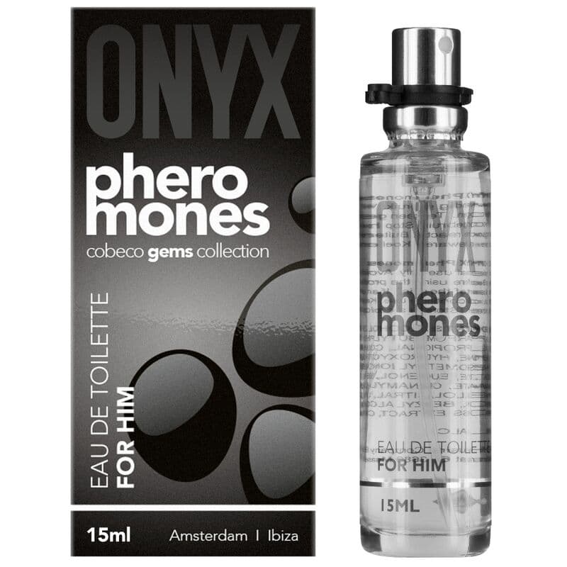 Cobeco Onyx Pheromones – Eau de Toilette für Männer, 15 ml