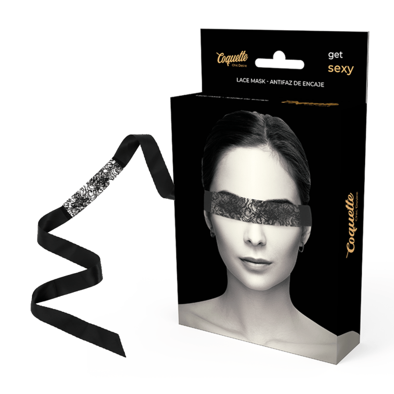 Coquette Chic Desire – Augenmaske aus Spitze mit Band