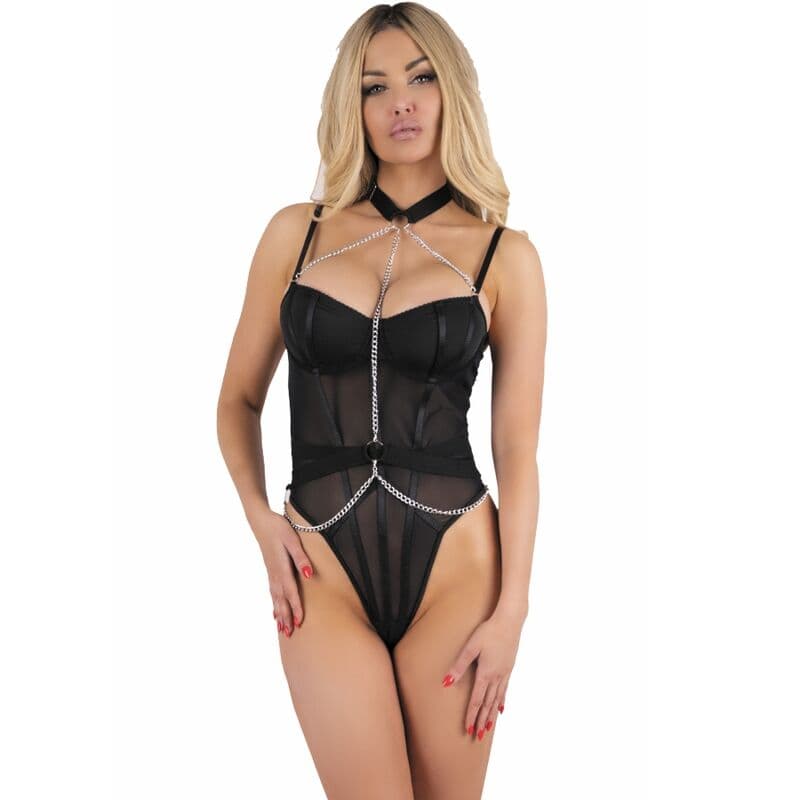 Livco Corsetti Melisenda – Set mit Morgenmantel, Hemdchen und String