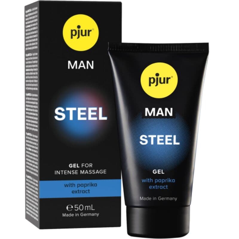 Pjur Man Steel – Intensives Massagegel für den Mann, 50 ml