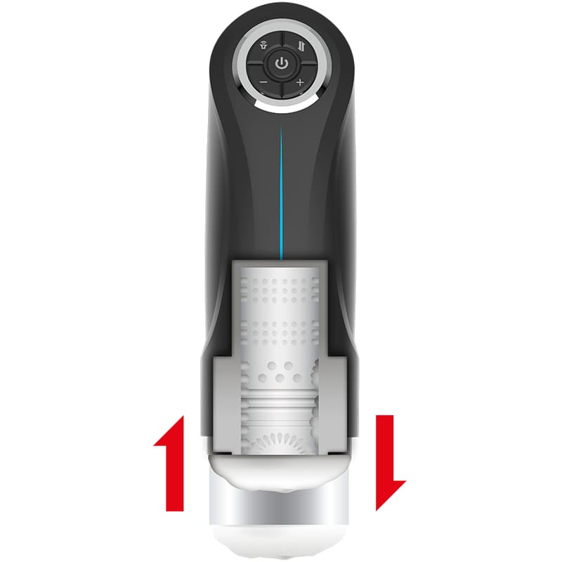 Jamyjob Milker – Stroker mit Auf-und-ab-Funktion und Saugnapf