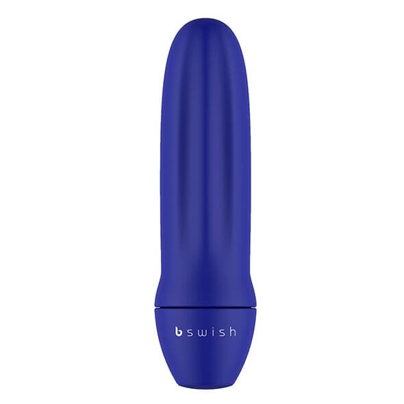 B Swish Bmine Classic – Geriffelter Mini-Vibrator, Mitternachtblau