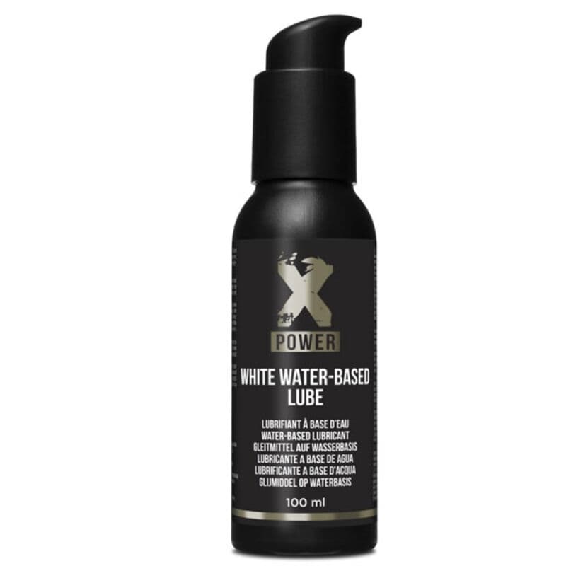 Xpower White Water-Based Lube – weißes Gleitgel mit Sperma-Optik, 100 ml