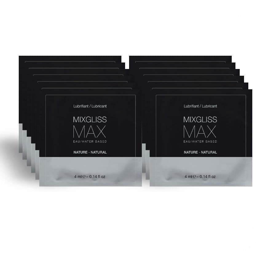 Mixgliss Max Anal Dilator – Gleitgel auf Wasserbasis, 12 x 4 ml Einzeldosis