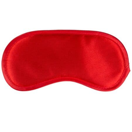 Secretplay – gepolsterte Augenbinde aus Polyester, rot