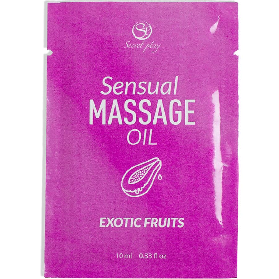 Secretplay Einzeldosis – Aromatisiertes Massageöl mit exotischen Früchten
