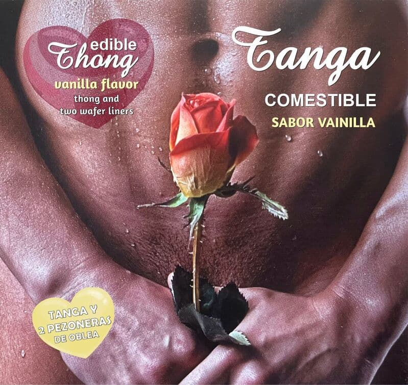Hotflowers Herren-Tanga mit Wafer-Nippelpads