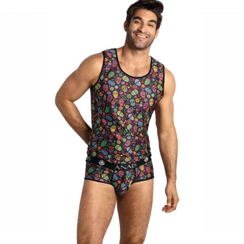 Anais Men Mexico – Herren-Top aus Stretch-Material