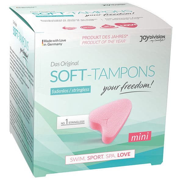 JoyDivision Soft-Tampons Original Mini – Weiche Tampons, 3 Stück