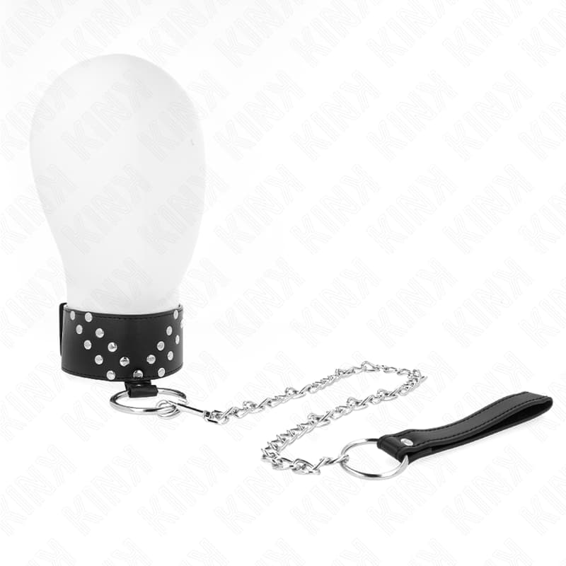 KINK Halskette mit V-Niete – Halsband mit Leine
