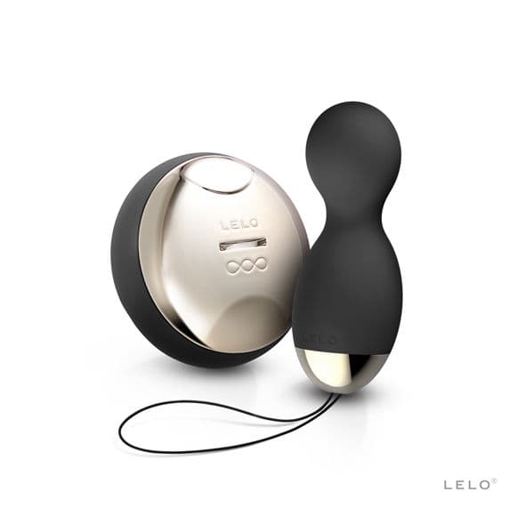 Lelo Hula Beads in Schwarz, Gesamtansicht zur besseren Einschätzung von Form und Größe