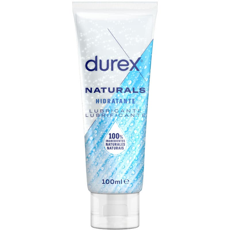 Durex Naturals Feuchtigkeit – Gleitgel auf Wasserbasis, mit natürlicher Hyaluronsäure
